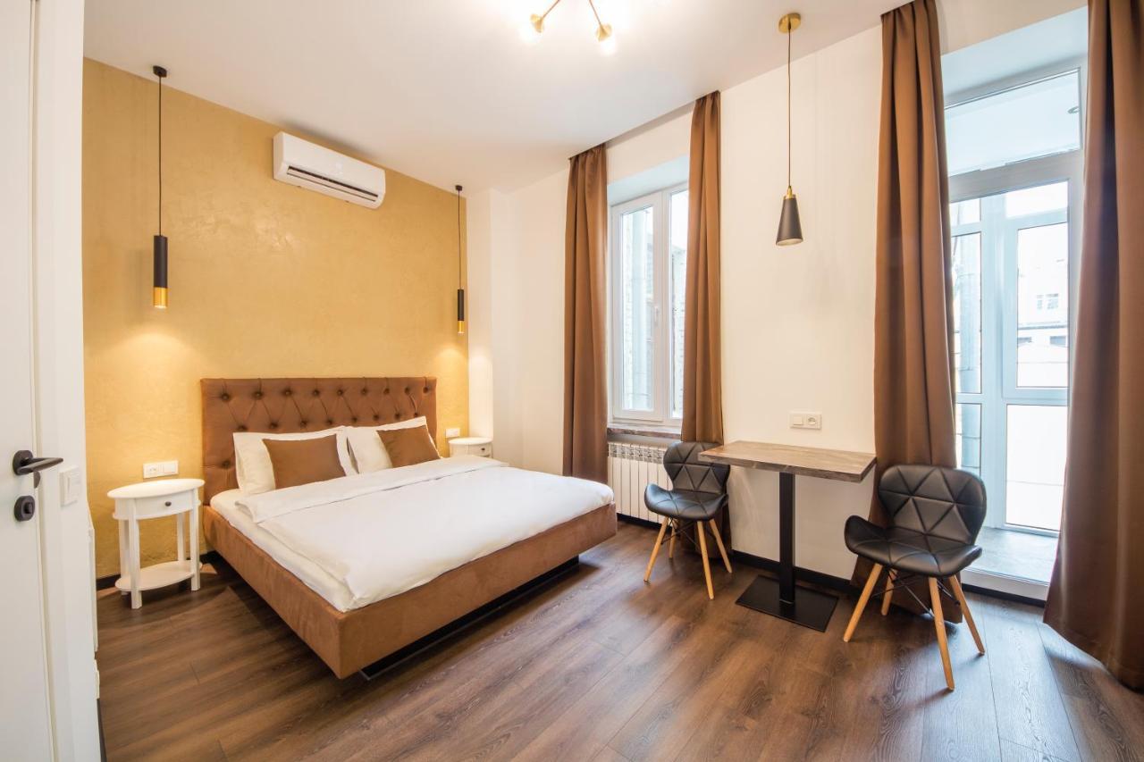 Apartments Near Parus Business Centre Kiev Exteriör bild